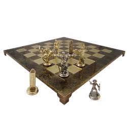 Manopoulos Шахматы сувенирные "Троянская война"