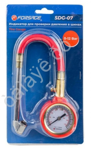 Манометр шинный   ГРУЗОВОЙ Форсаж А/М (0-12Bar) SDG-07 (сдг-07ф)