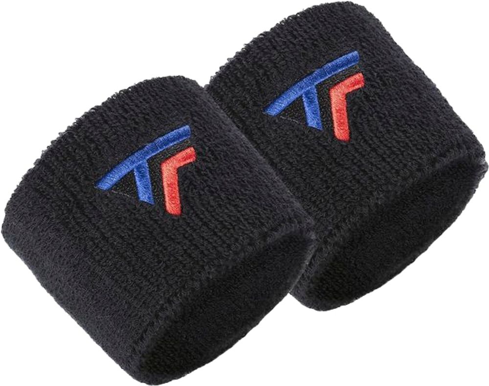 Напульсник теннисный Tecnifibre Wristbands New Logo x2 - black