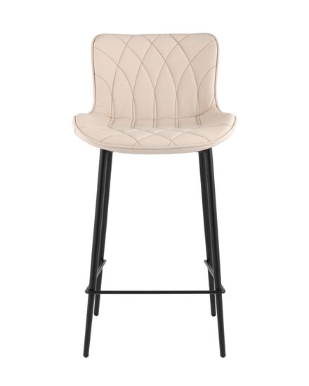 Стул барный Vault экокожа светло-серый