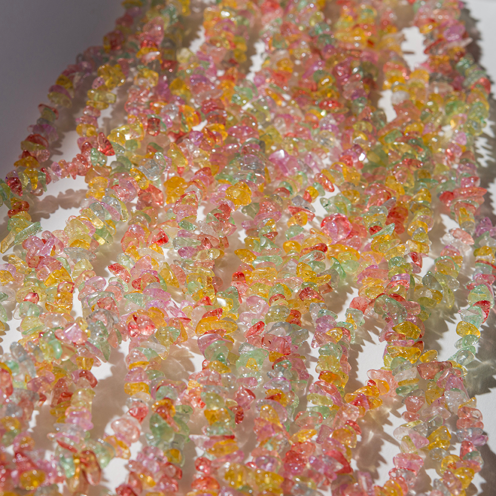 Сахарный кварц "Монпансье", 4-9мм, фриформ