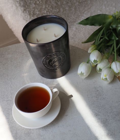 Бергамот - Мох, свеча в фарфоре 1100гр, Pour de Beau