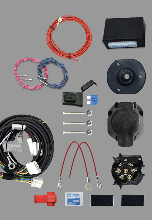 Комплект штатной электрики для фаркопа 7-pin Exeed LX 2019- с блоком 7.2 (premium) - КонцептАвто KA SC 72 133 202