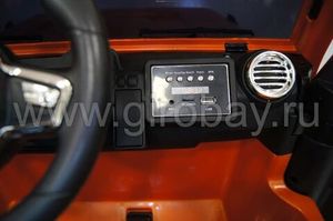 Детский электромобиль River Toys JEEP WRANGLER O999OO оранжевый