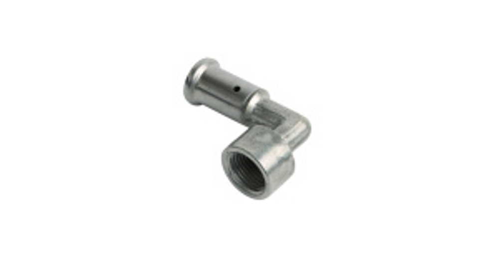 Угольник 90°, ВР, латунь пресс, 20х3/4" Henco