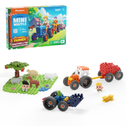 Marioinex - Конструктор Mini Waffle FARMER Тракторы и пасека 110 шт. 907535