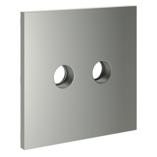 Накладка для розетки телевизионной оконечной TV+SAT, S70 (сталь)