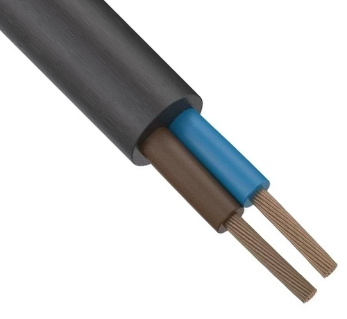 Провод бытовой ПВСнг(А)-LS 2х2,5 черный ГОСТ (бухта 100) (кратно 100)