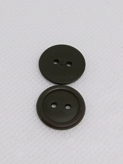 Пуговица для спецодежды 27L (17мм) 2 прокола, пластик, 1 шт