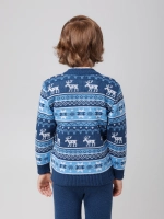 Кофта вязаная на молнии