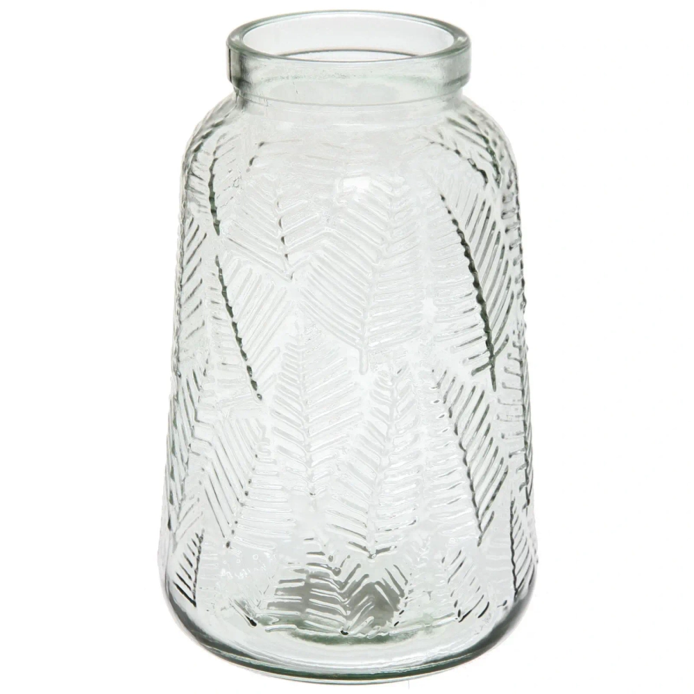 Ваза стеклянная «Пальм» 7*20см прозрачная