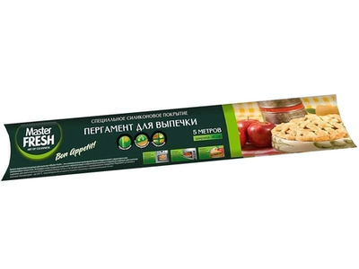 Пергамент силиконизированный 38см*5м (бумага для выпечки) Master FRESH