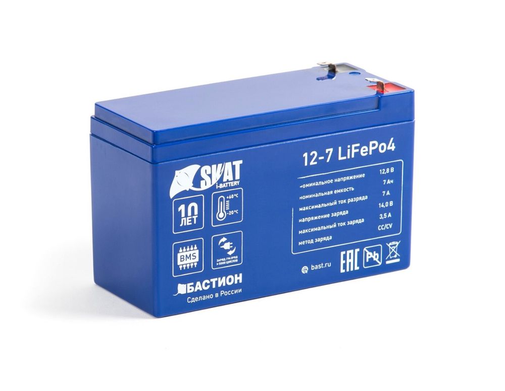 Skat i-Battery 12-7 LiFePO4 аккумулятор Бастион