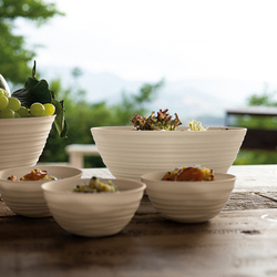 Миска 25см Tierra бежево-розовая Guzzini