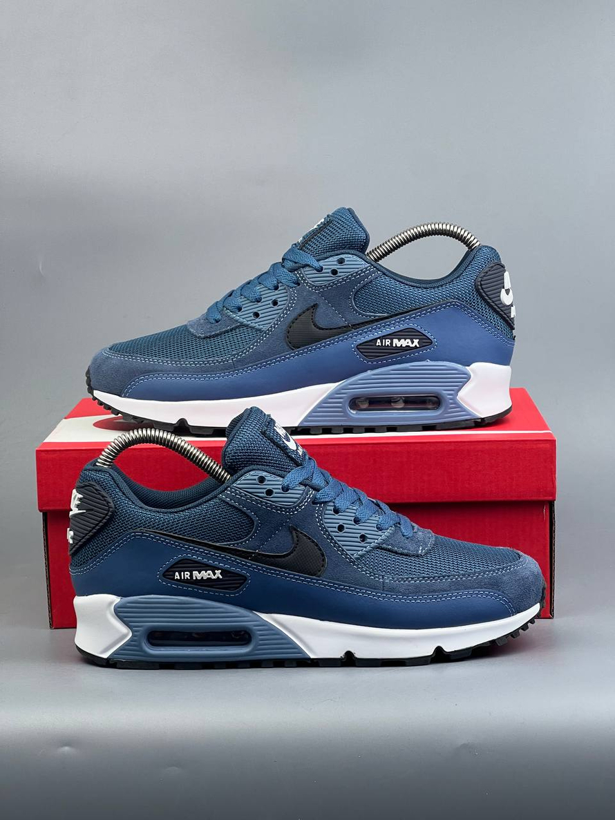 Кроссовки Nike Air Max 90 #143 (син.)