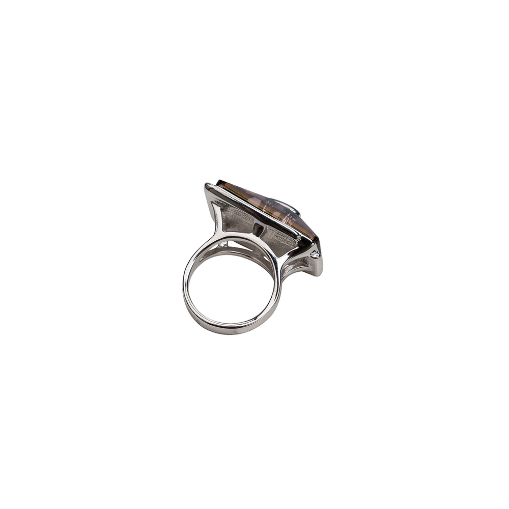 "Амарис" кольцо в родиевом покрытии из коллекции "Cocktail" от Jenavi