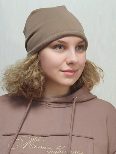 Шапка ДЖЕК хлопковая утепленная с валиком