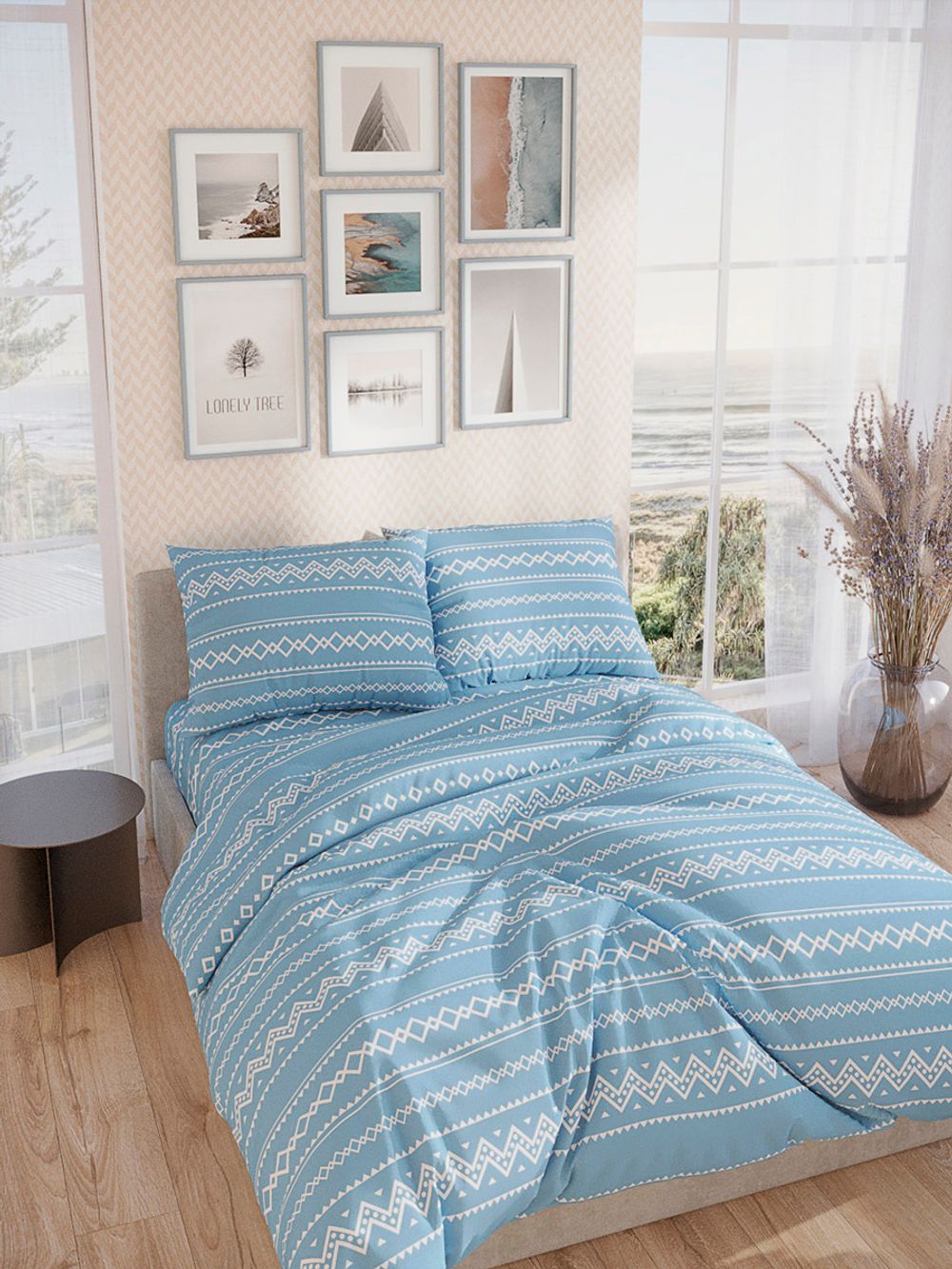 Пододеяльник перкаль Сказка "Giusto" евро на молнии 200x215 см