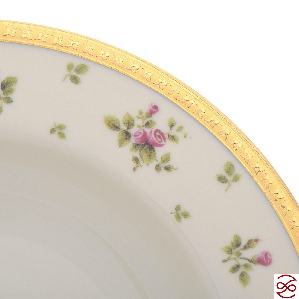 Набор глубоких тарелок 23 см Falkenporzellan Constanza cream - Primavera Gold