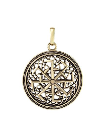 Фото подвески Светоч из бронзы на белом фоне