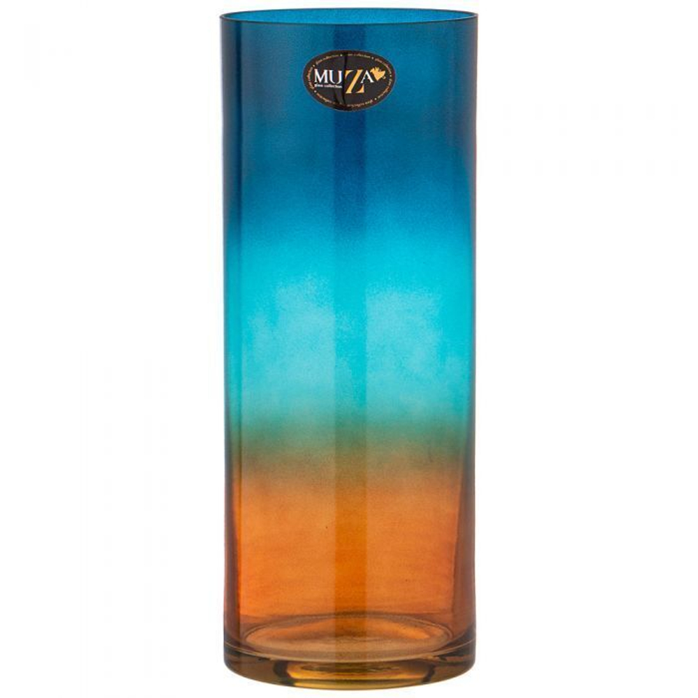 380-763 Ваза "Perfetti Blue Amber" 30 см