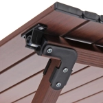 Стол кемпинговый складной DC-5003, 114*59*43 см, цвет: темное дерево, каркас алюминий, ТуристМастер