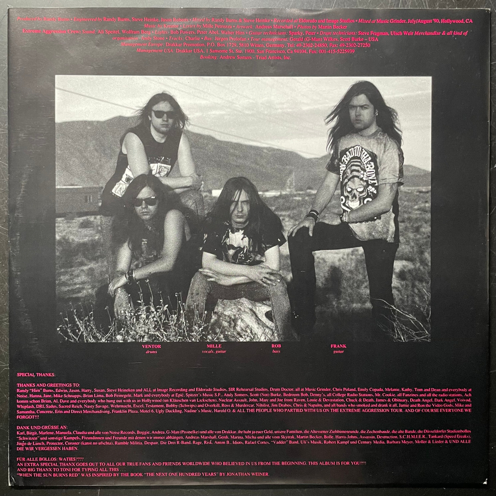 Kreator ‎– Coma Of Souls (Голландия 1990г.)