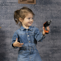 Детский верстак Smoby Black 360740 & Decker Bricolo Center с 79 аксессуарами от 3 лет — фото 12