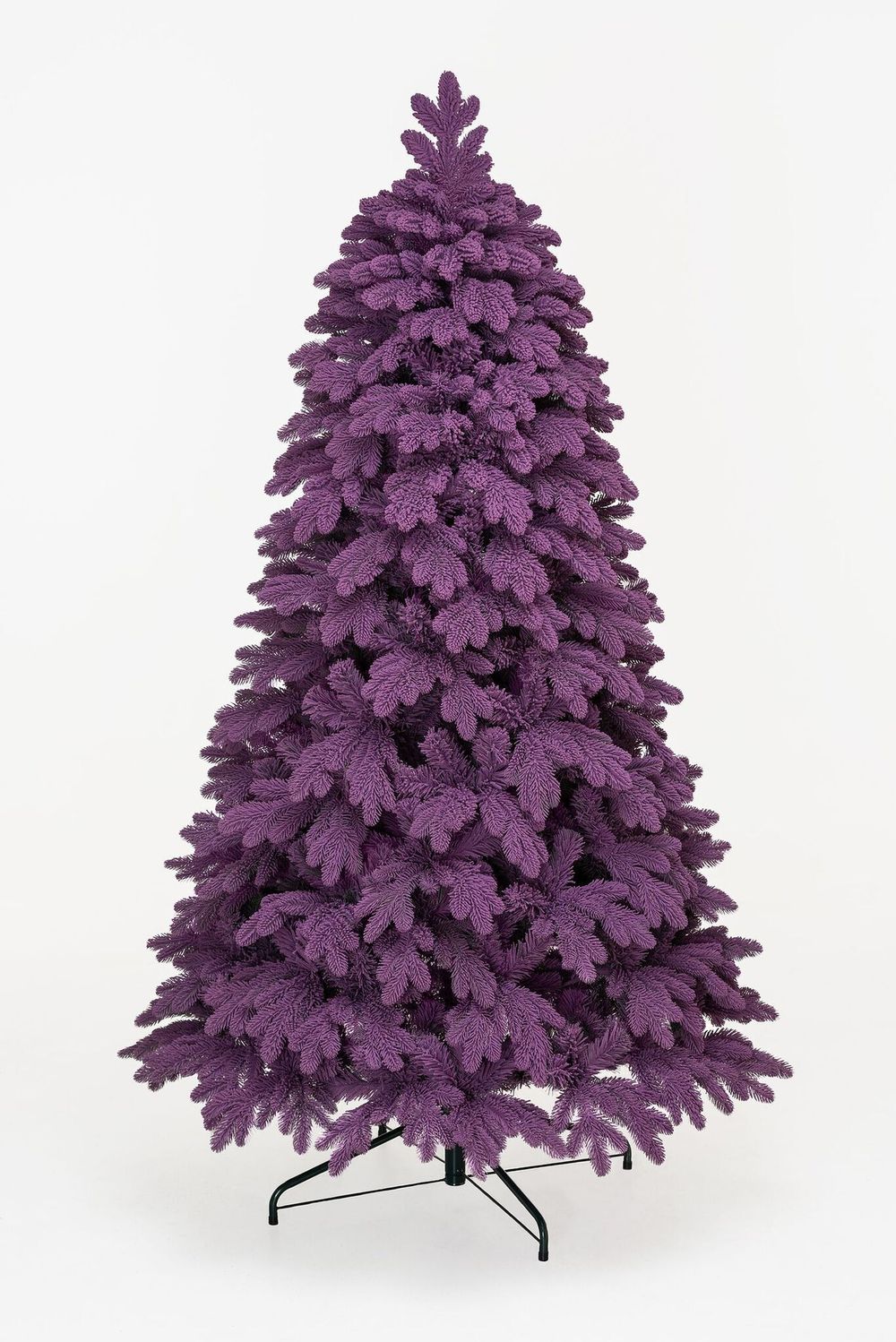 Заснеженная елка фиолетовая "Таврида" (Литая+пвх) 3 м