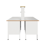 Стол островной физический с рабочей поверхностью из ламината