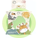 Тарелка глубокая с набором вилок и ложек Giraffix