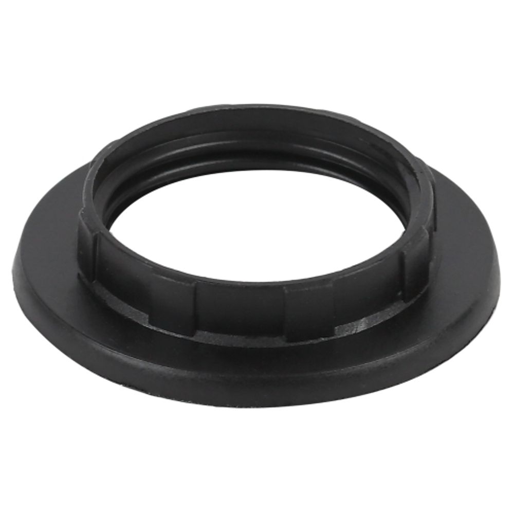 Кольцо для патрона ЭРА E14 пластик, черное | Патроны, переходники, ПРА