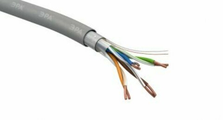 Кабель витая пара ЭРА Simple F/UTP 4x2x24AWG Cat5e медная жила