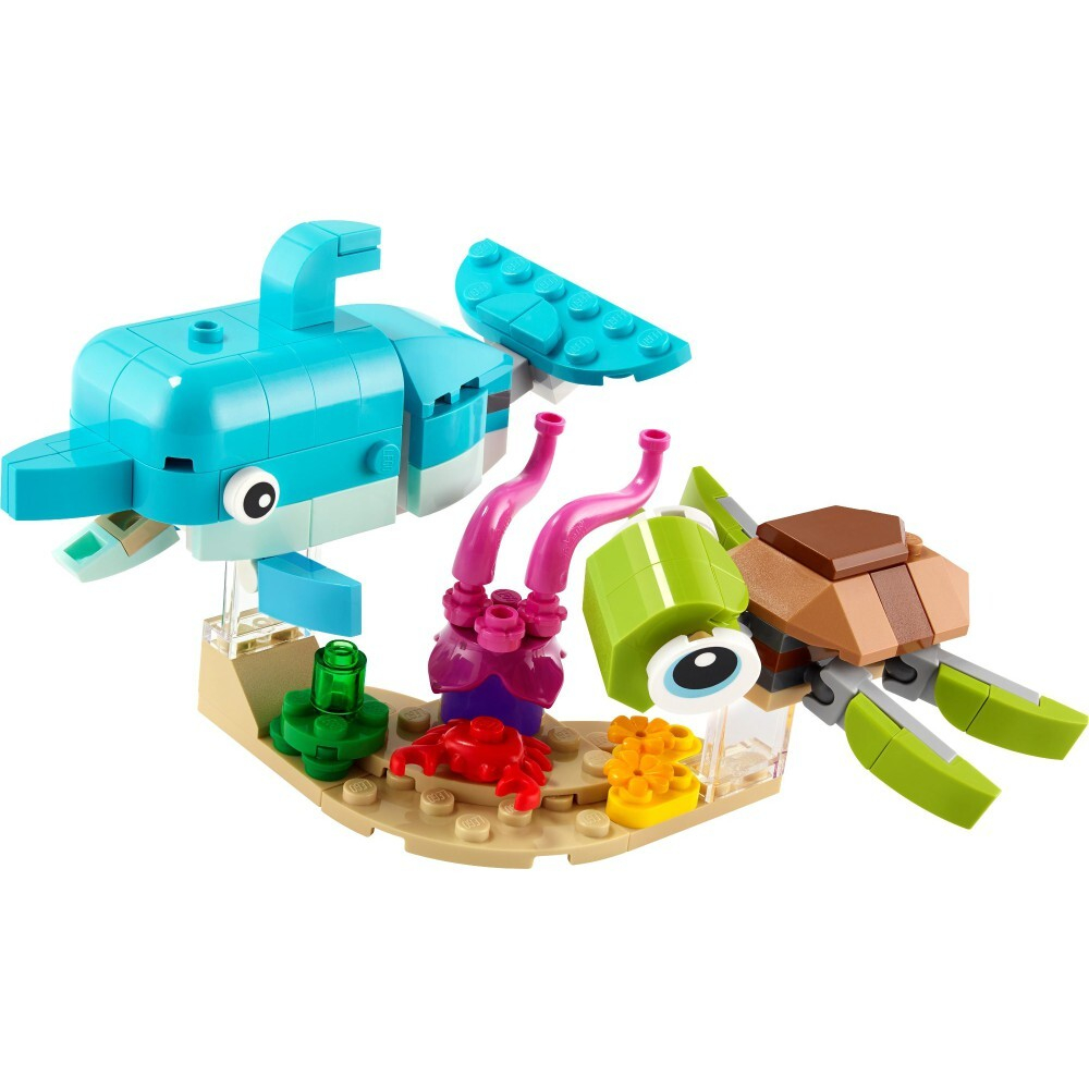 LEGO Creator — Дельфин и черепаха 3 в 1 31128 / артикул   31128  / GTIN 5702017117423
