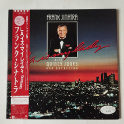 Винтажная виниловая пластинка LP Frank Sinatra With Quincy Jones And Orchestra L.A. Is My Lady (Japan 1984) (No Obi) (Promo)