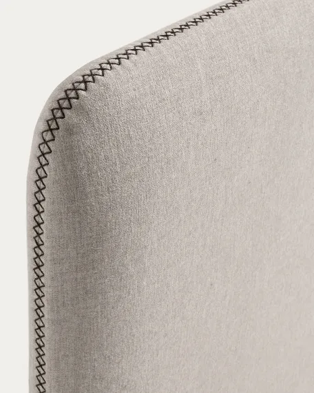 Кровать Lydia 190х90 см, съемный бежевый чехол