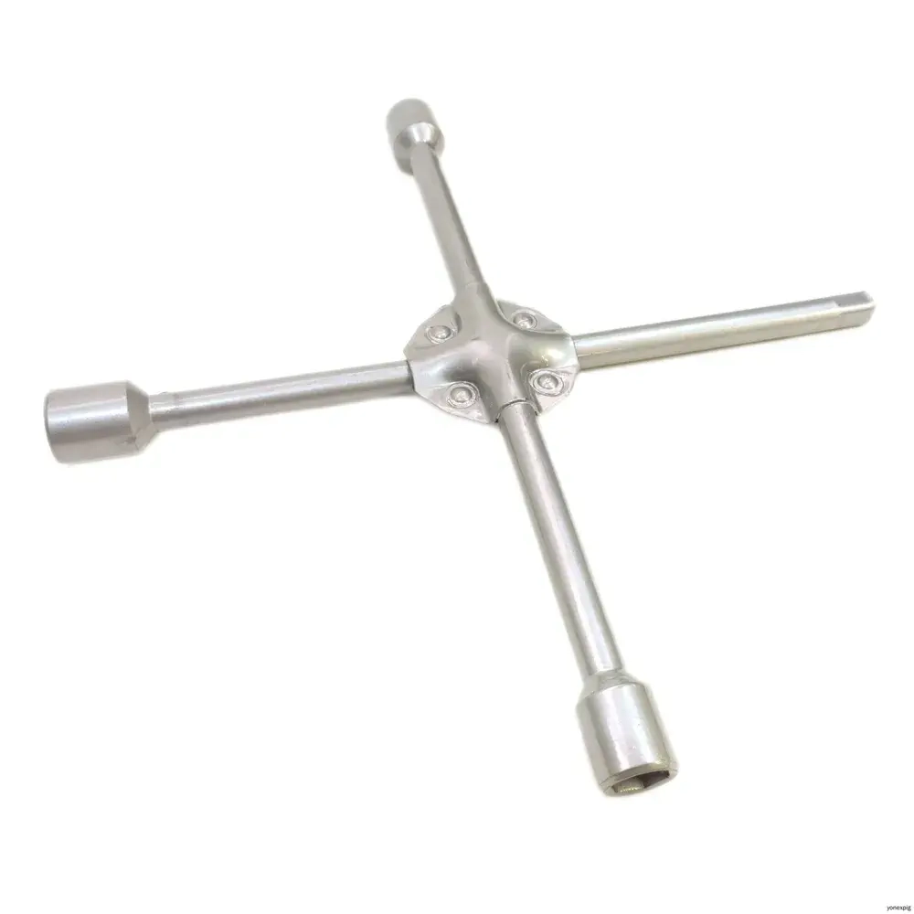 Ключ баллонный крестовый УСИЛЕННЫЙ 17, 19, 21 мм., 1/2", 681355-16 МаякАвто