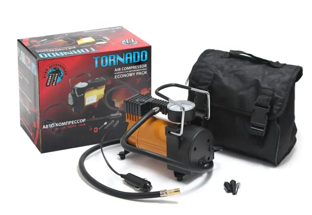 Компрессор FY-002S ''TORNADO-economy pack'' 12V с сумкой KING FY-002S