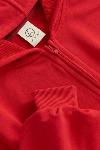 Толстовка на молнии Красный