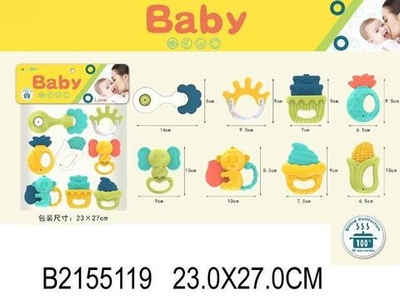 Набор погремушек 8шт, пакет 2852-7