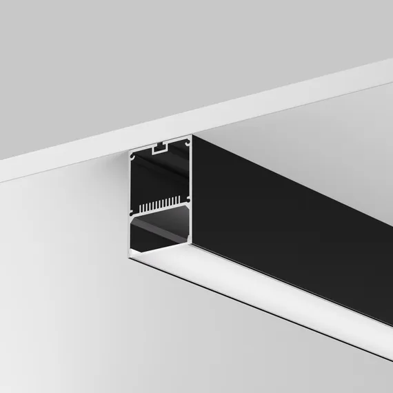 Алюминиевый профиль накладной-подвесной 50х70 (Черный, 2 м), ALM-5070-B-2M Led Strip 633017