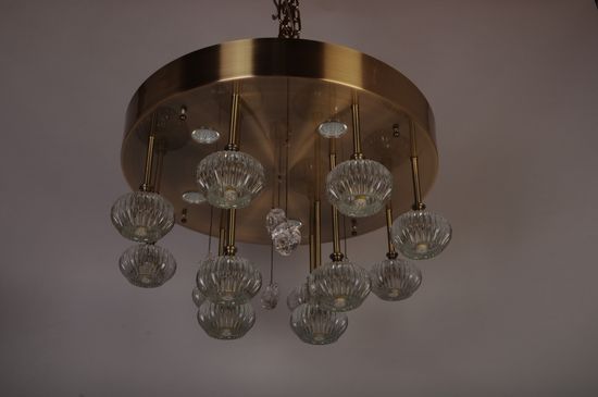 Люстра потолочная MANNE PL.7442-12+5(BR) d60