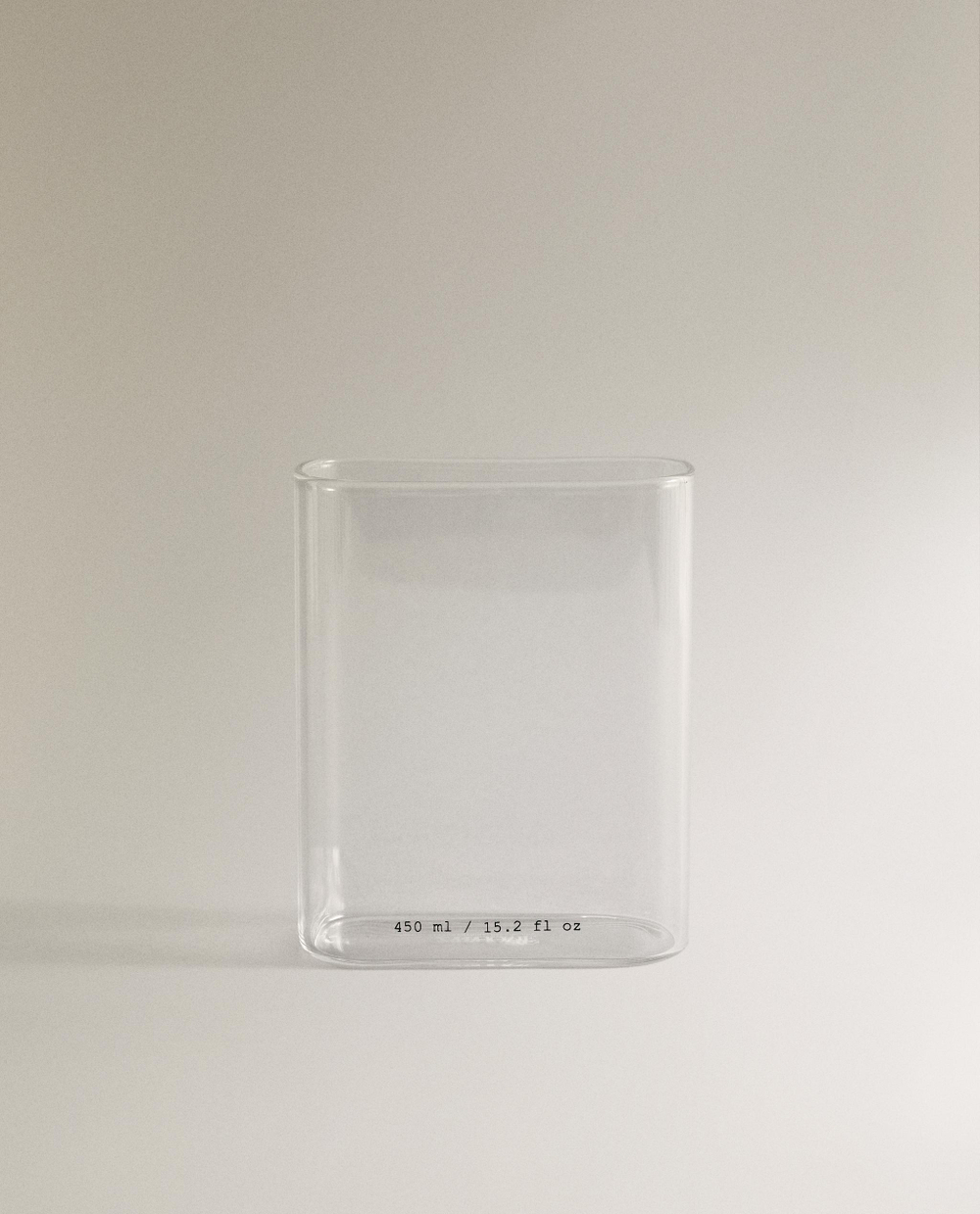 Zara Home стакан для ванной комнаты, стекло, прозрачный