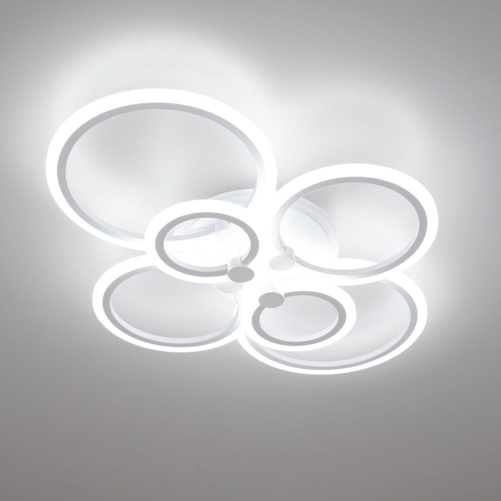 Citilux Сента CL237B160E RGB Люстра с пультом Белая