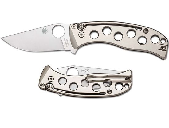Складной нож Spyderco PITS C192TIP c клинком из стали Böhler N690Co, рукоять титан