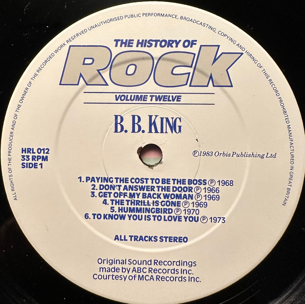 Сборник - The History Of Rock 12 (Англия 1983г.) 2LP