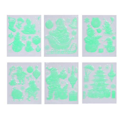 СНОУ БУМ Наклейка 22x28 см, ПВХ, флуоресцентная