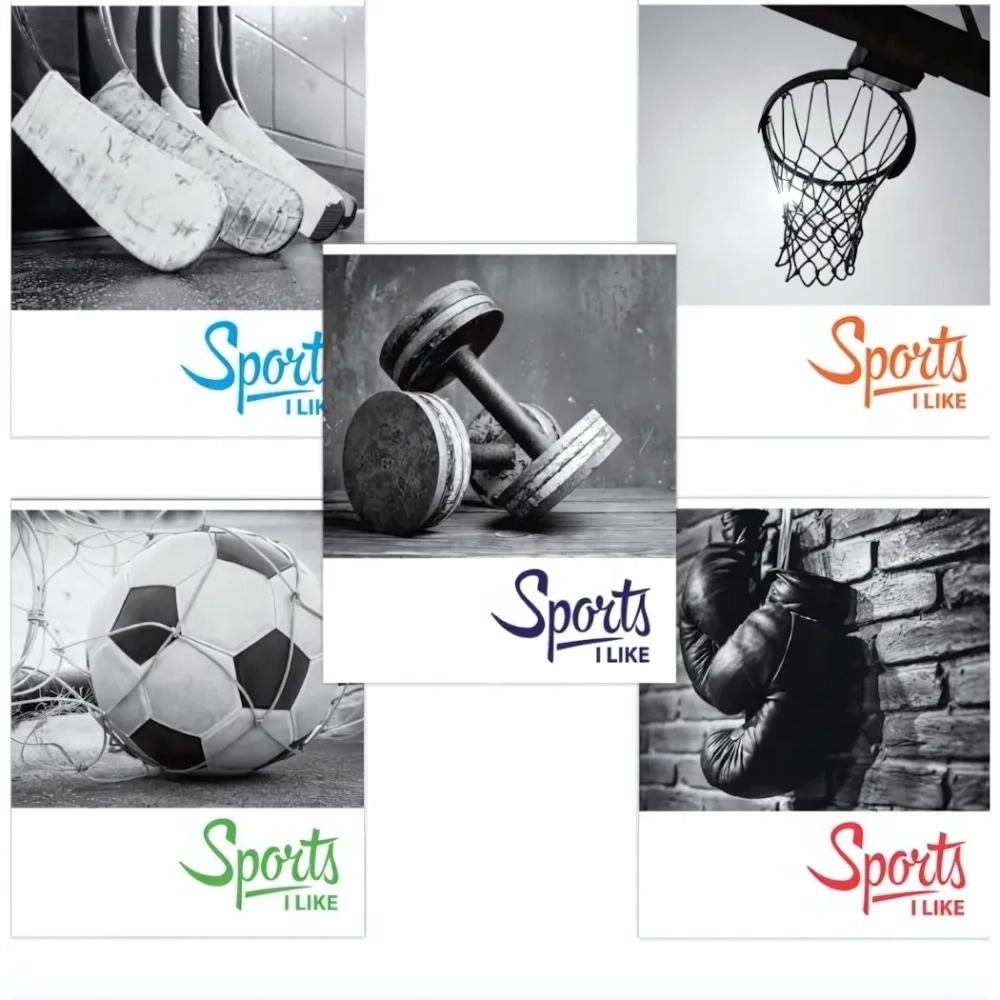 Тетрадь 48л. А5 клетка Brauberg СПОРТ обложка картон ассорти (10/20)