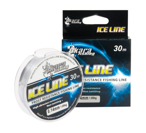 Леска Akara Ice Line Grey 30 м 0,20