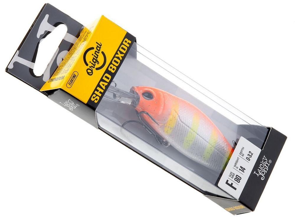 Воблер плавающий LJ ORIGINAL SHAD-XDR F 08.00/017